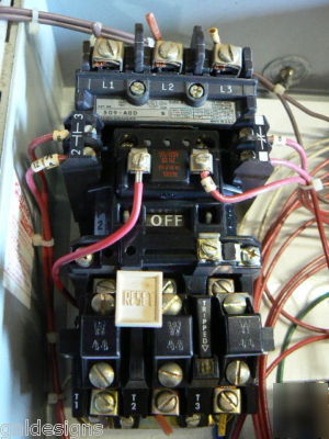 Allen bradley 509-aod size 0 start-stop motor starter 