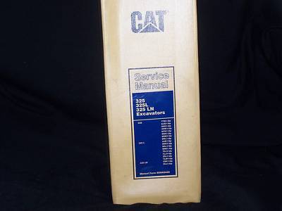 Caterpillar service manual 325 325 l 325 ln excavator