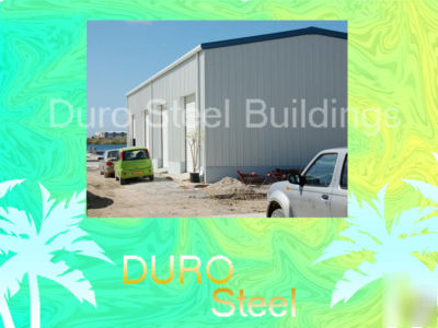 Duro steel machine garage 50X100X14 metal kit buildings