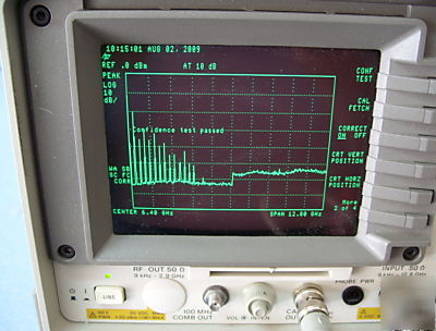 Hp/agilent 8596E 12.8 ghz spectrum analyzer w/options