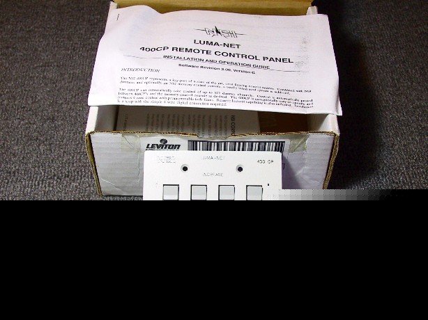 Luma-net 400CP remote control panel (leviton)