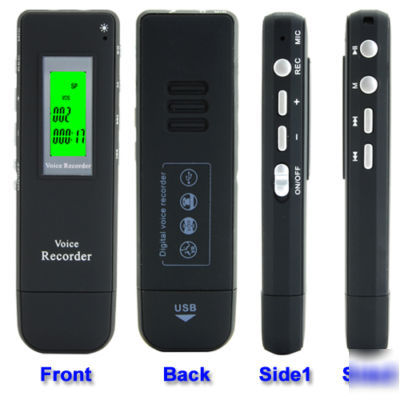 New 2 gb digital voice n telephone recorder / usb / MP3