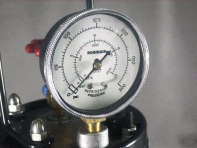 New robinair dial-a-charge charging cylinder 43678-b 