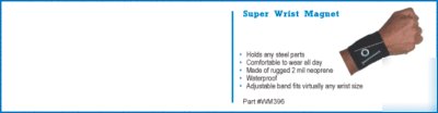 Rack-a-tiers super wrist mag-magnetic wrist band