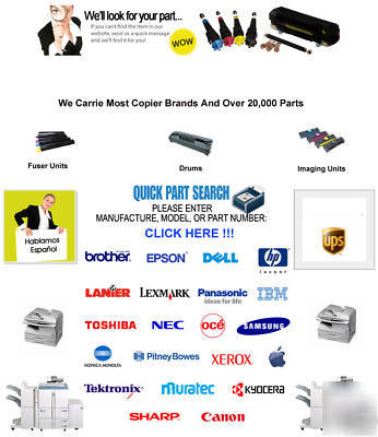 Ricoh aficio MPC3000 MPC2500 MPC2000 fuser assembly