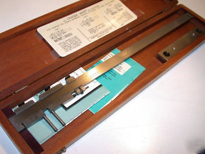 Sorensen center-mike center distance gage model A7