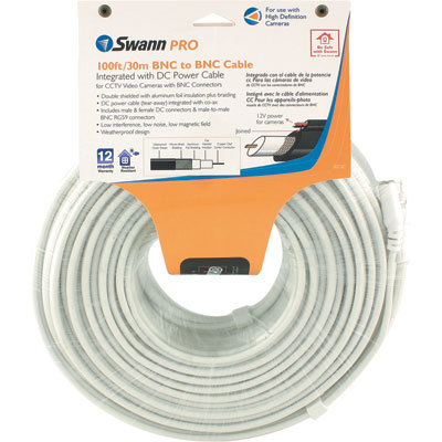 Swann communications bnc to bnc cable - 100', SW271S30