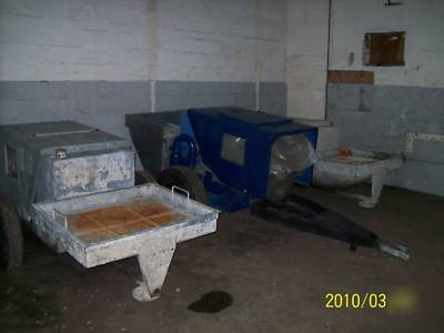 Thomsen ( putzmeister ) A3 plastering fireproofing pump