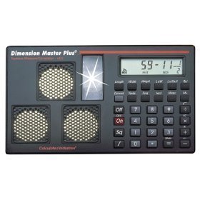 Ultrasonic tapeless measure - accurate to 60 feet