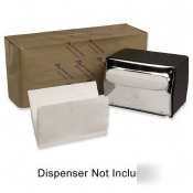 White gp mornap full fold napkins - 1-ply