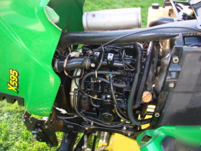 John deere X595 4WD diesel tractor hydro 62