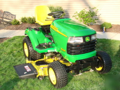 John deere X595 4WD diesel tractor hydro 62