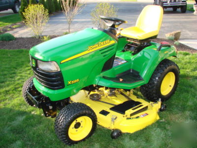 John deere X595 4WD diesel tractor hydro 62