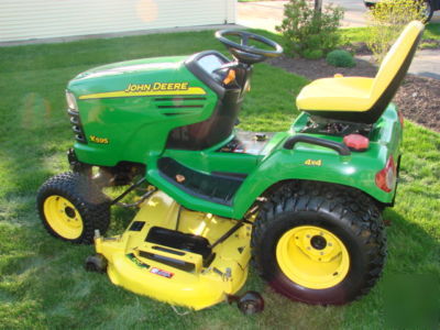 John deere X595 4WD diesel tractor hydro 62