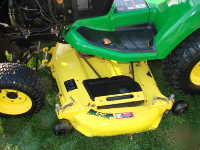 John deere X595 4WD diesel tractor hydro 62