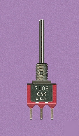 Lot 15 spdt c&k mom long arm mini toggle switch 5A 120V