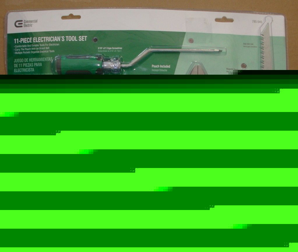 10 piece electricians took kit free tool belt $80 value
