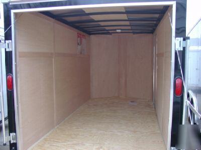 2010 haulmark 6X12 enclosed cargo trailer ramp v-nose