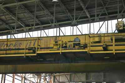 35 ton x 78' span shaw box crane 12.5 ton aux - girders