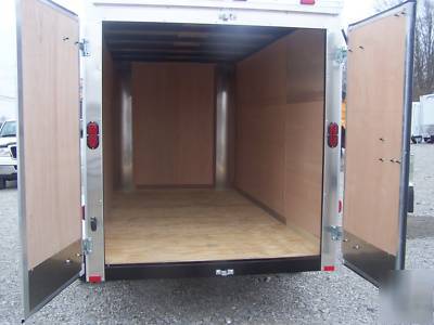 6 x 12 enclosed fury model cargo trailer swing door 