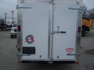 6 x 12 enclosed fury model cargo trailer swing door 