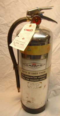 Amerex model 240 2.5GAL H2O type 2A fire extinguisher 