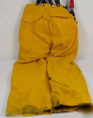 Globe turnout gear bunker pants nomex aramid size 34