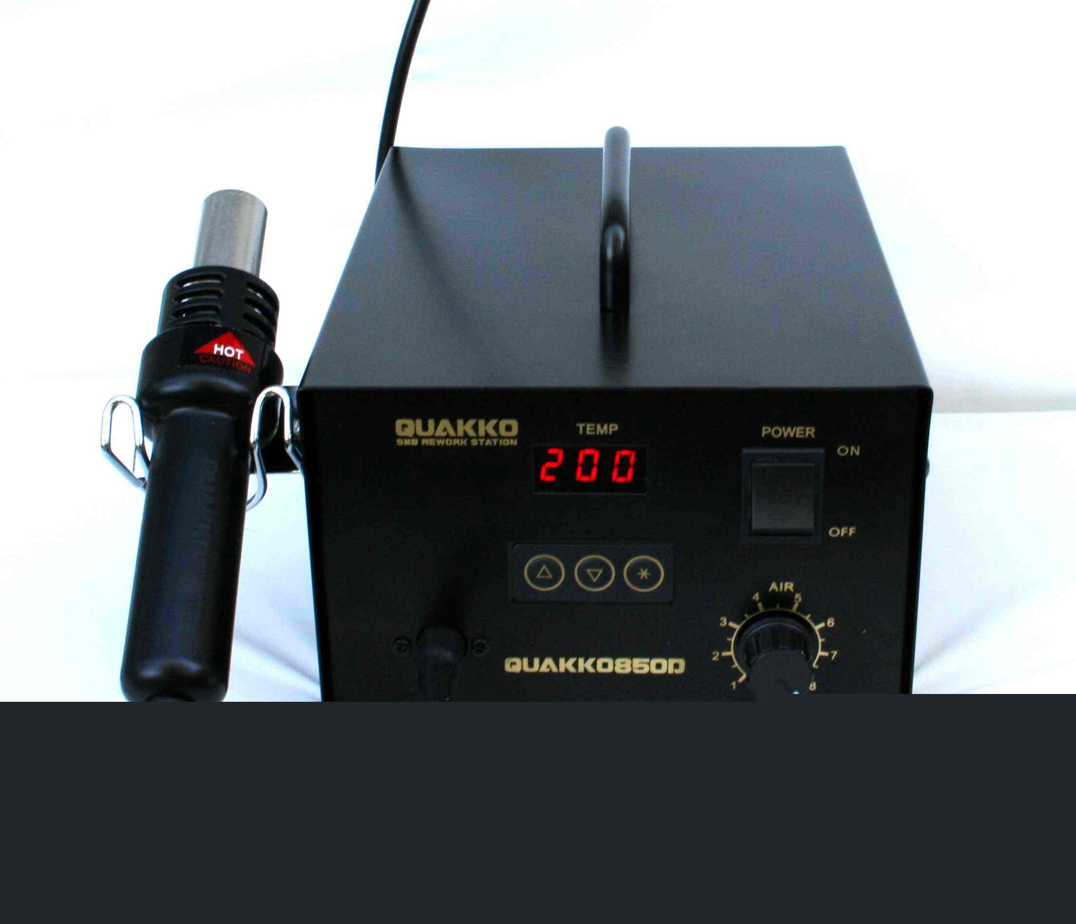 850D smt smd hot air soldering rework station 8 nozzles