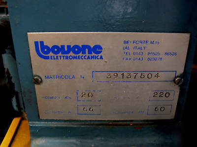 Bovoni minimax 371 bevelling macine