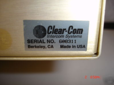 Clear com pl pro rm-220 headset speaker station