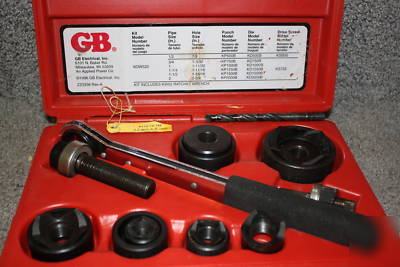 Gb hand rachet k.o. set 1/2