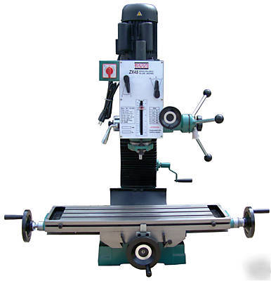 Gear head metal working mill drill milling machine