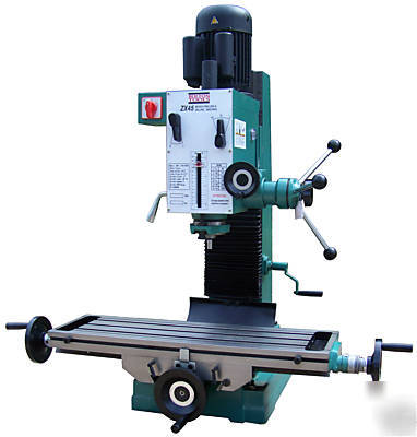 Gear head metal working mill drill milling machine