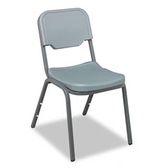 Iceberg rough n ready polyethylene stack chairs with s
