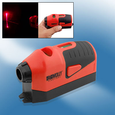 Laser straight projective leveler with water leveler