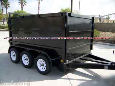 New 2010 model hydraulic dump trailer w remote 10K gvwr
