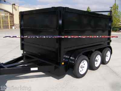 New 2010 model hydraulic dump trailer w remote 10K gvwr