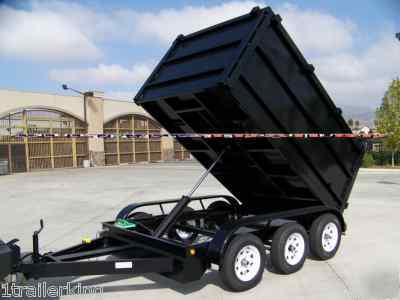 New 2010 model hydraulic dump trailer w remote 10K gvwr