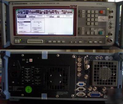 Rohde & schwarz sfm tv test transmitter