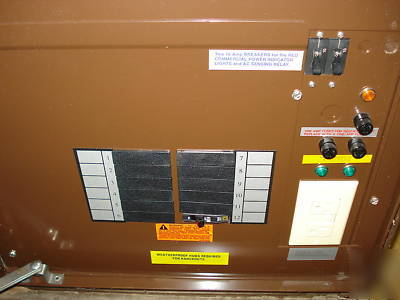 Transfer switch 100 amp evergood manual generator, used