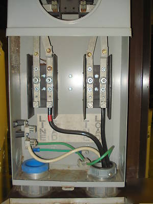 Transfer switch 100 amp evergood manual generator, used