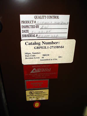 Transfer switch 100 amp evergood manual generator, used