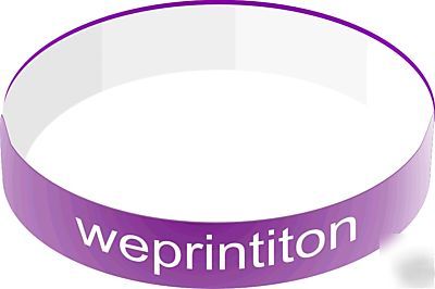 Wristband silicone custom color coat