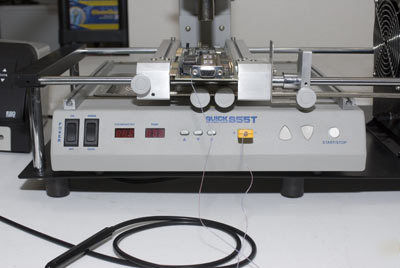 New 855 lead-free bench-top solder/rework station