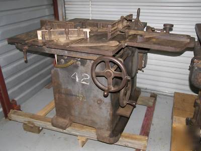 New tan itz model b, table saw-dual arbor, 8