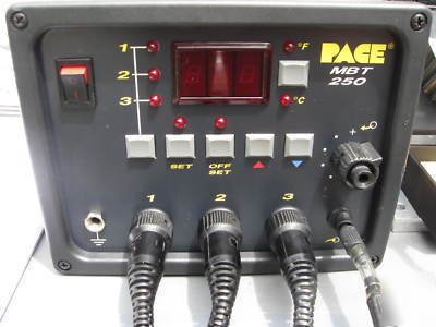 Pace mbt 250 solder / desolder station circuit elect pc