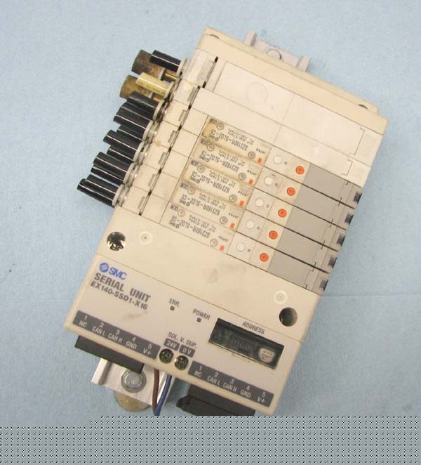 Smc si pneumatic manifold solenoid w/ 5 valves 5L0Z-C6