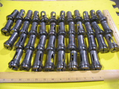 #11 collets brown & sharpe, hardinge great lot of 43 