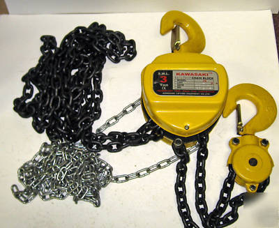 3 ton chain hoist, 20' lift (fall)