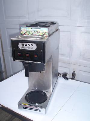 Bunn model s commercial coffee maker 3 warmer pourover